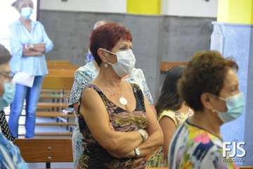 Solemne función religiosa en el templo de Lomo Magullo en honor de la Virgen de las Nieves/Francisco Javier Santana.